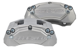 American Made M4-Moab 4-Piston Billet Aluminum Rear Caliper Upgrade Kit. Clear A434-11