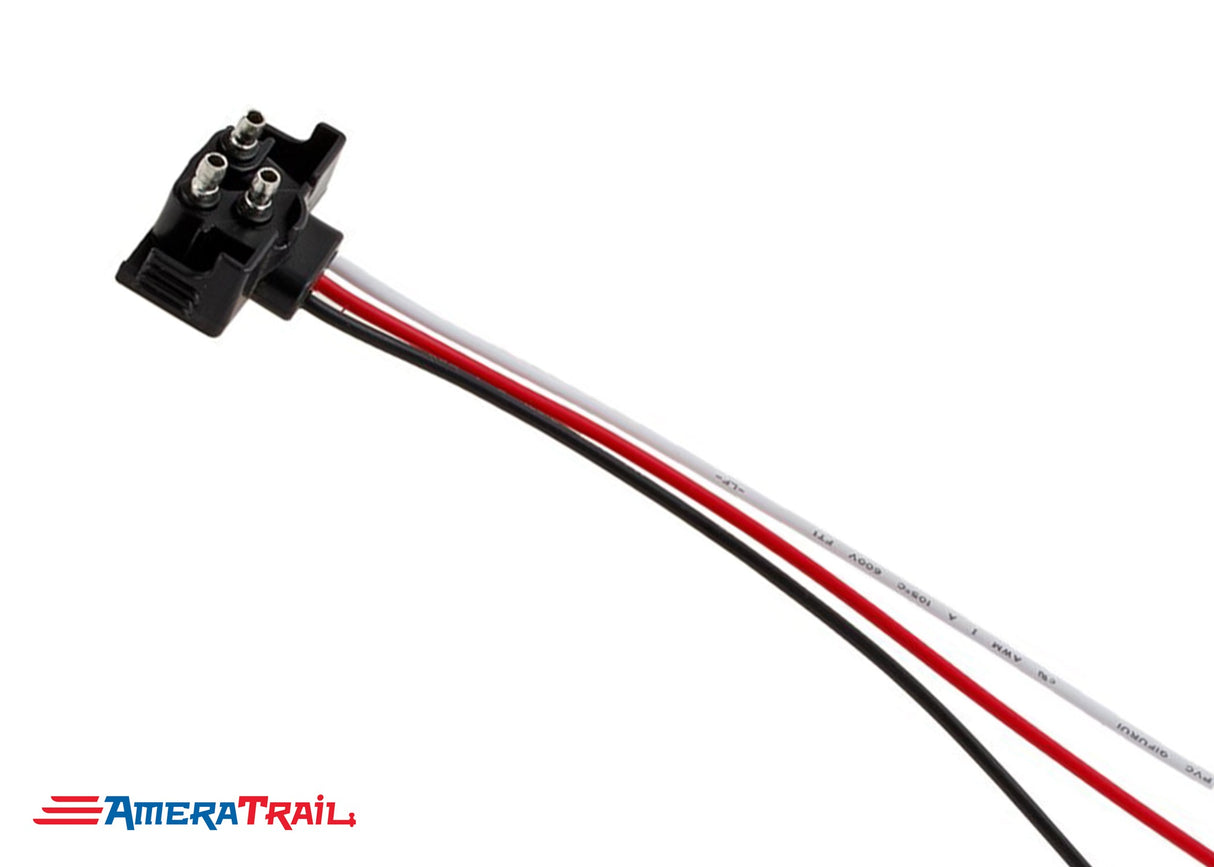 3 Prong Light Plug, Industry Standard w/ 12" Lead
