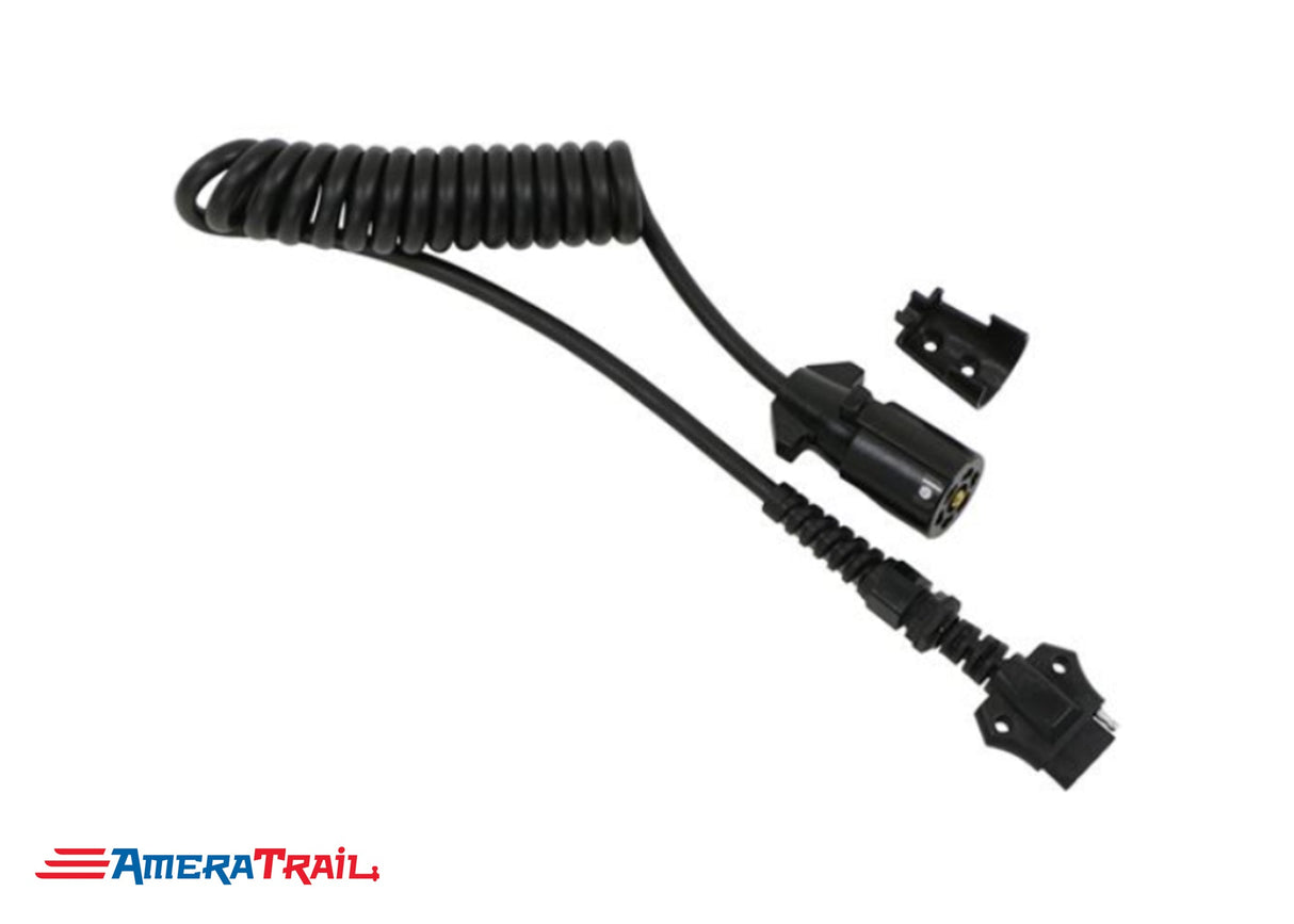 5 to 7 Way Coiled Harness Adapter, 6 ft - Optronics