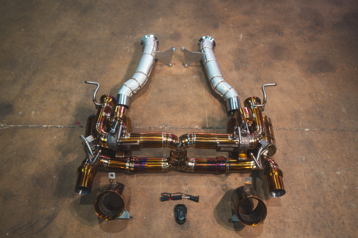 Ferrari 458 Speciale Valved Sport Exhaust System Valvetronic Designs