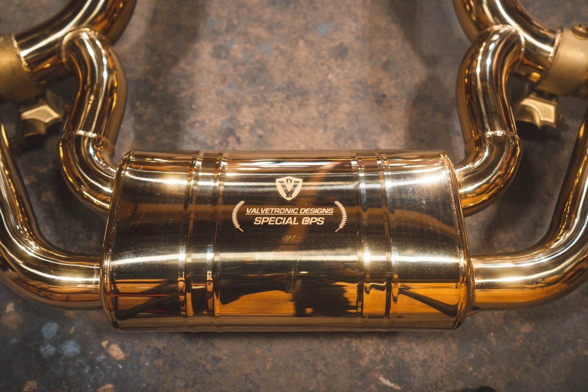 Mercedes AMG GT Valved Sport Exhaust system Valvetronic Designs