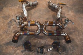 Ferrari F8 Valved Sport Exhaust System Valvetronic Designs