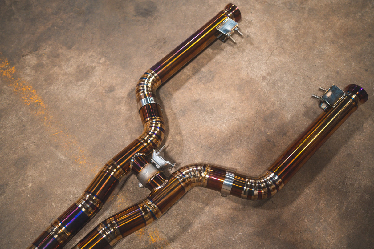 Mercedes W205 C63 / C63s Valved Sport Exhaust System Valvetronic Designs
