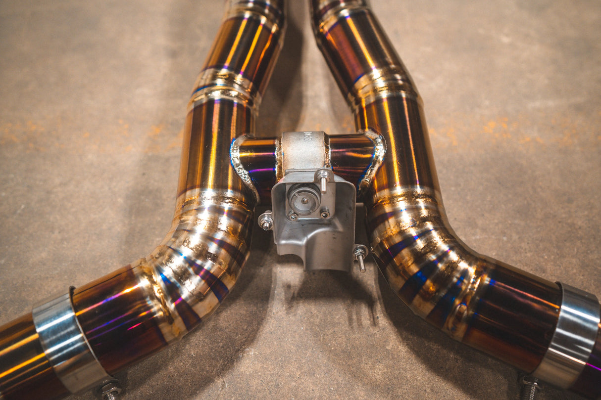 Mercedes W205 C63 / C63s Valved Sport Exhaust System Valvetronic Designs