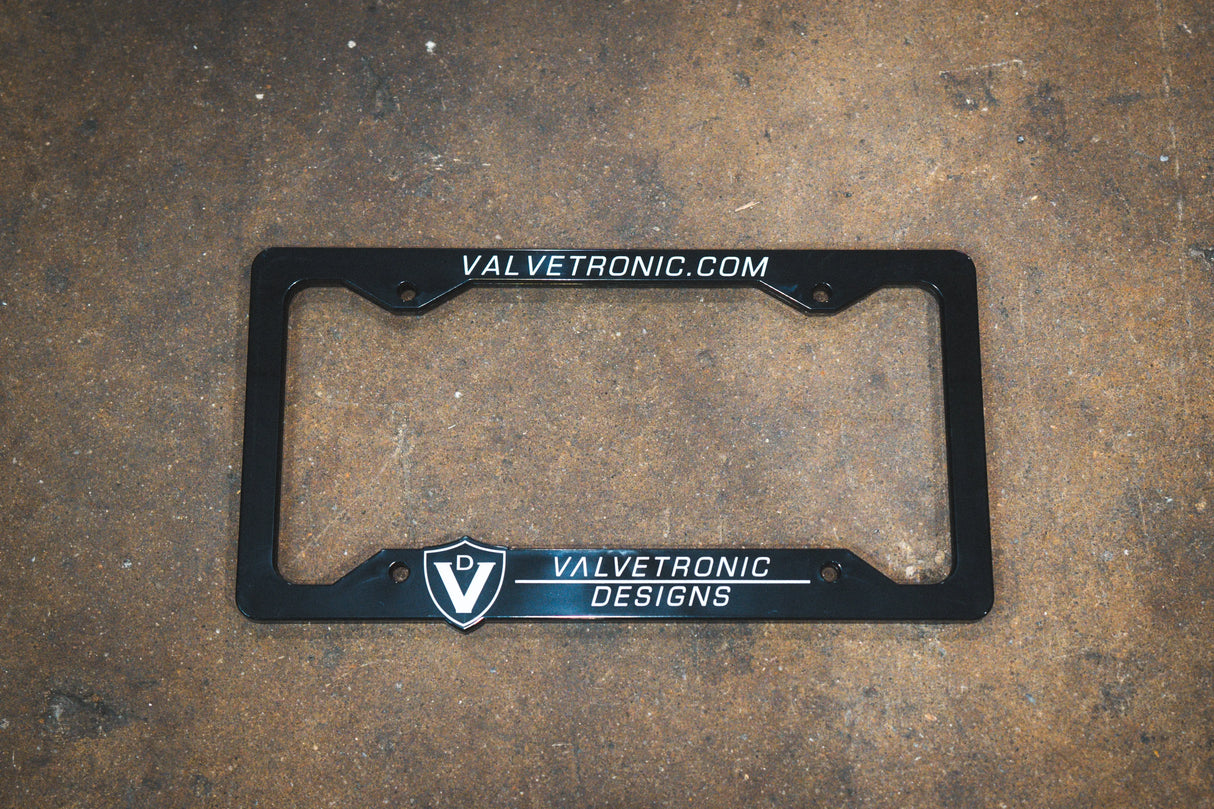 Valvetronic Designs License Plate Frame Valvetronic Designs