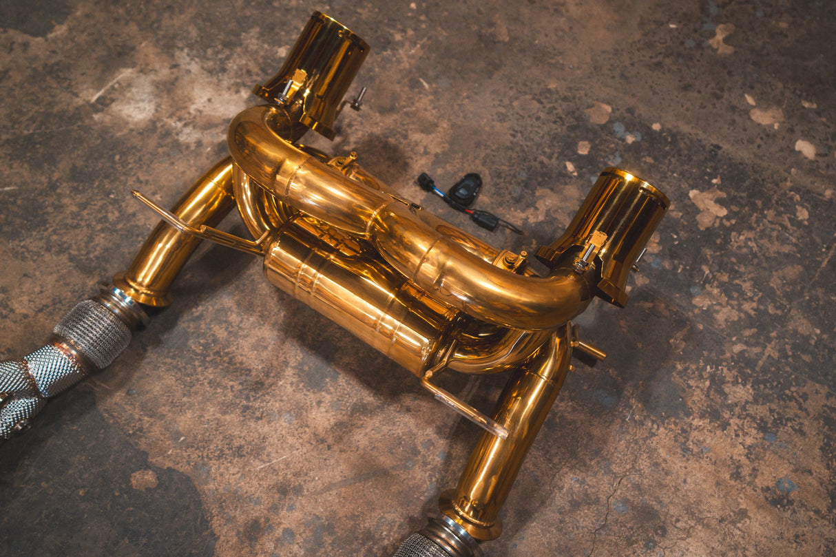 Lamborghini Aventador SVJ/Ultimae Valved Sport Exhaust System Valvetronic Designs