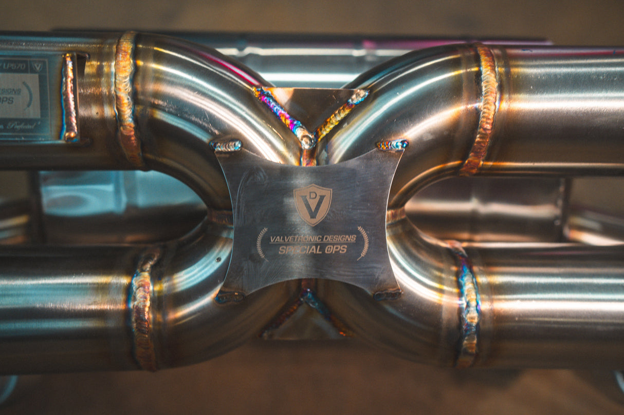 Lamborghini Gallardo LP Valved Sport Exhaust System Valvetronic Designs
