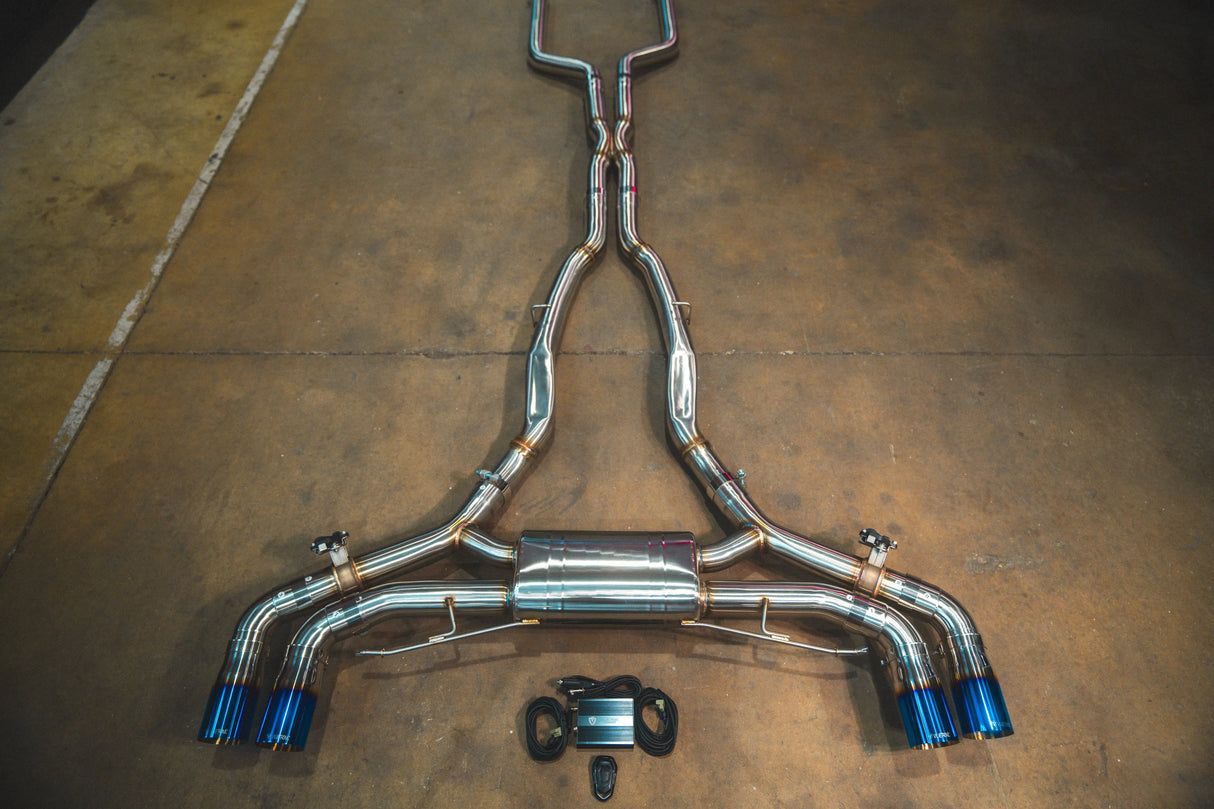 BMW X5M / X6M F95 / F96 VALVED SPORT EXHAUST SYSTEM Valvetronic Designs
