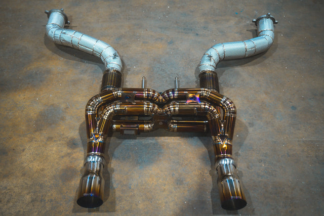 Mclaren 720S Valved Sport Exhaust System Valvetronic Designs