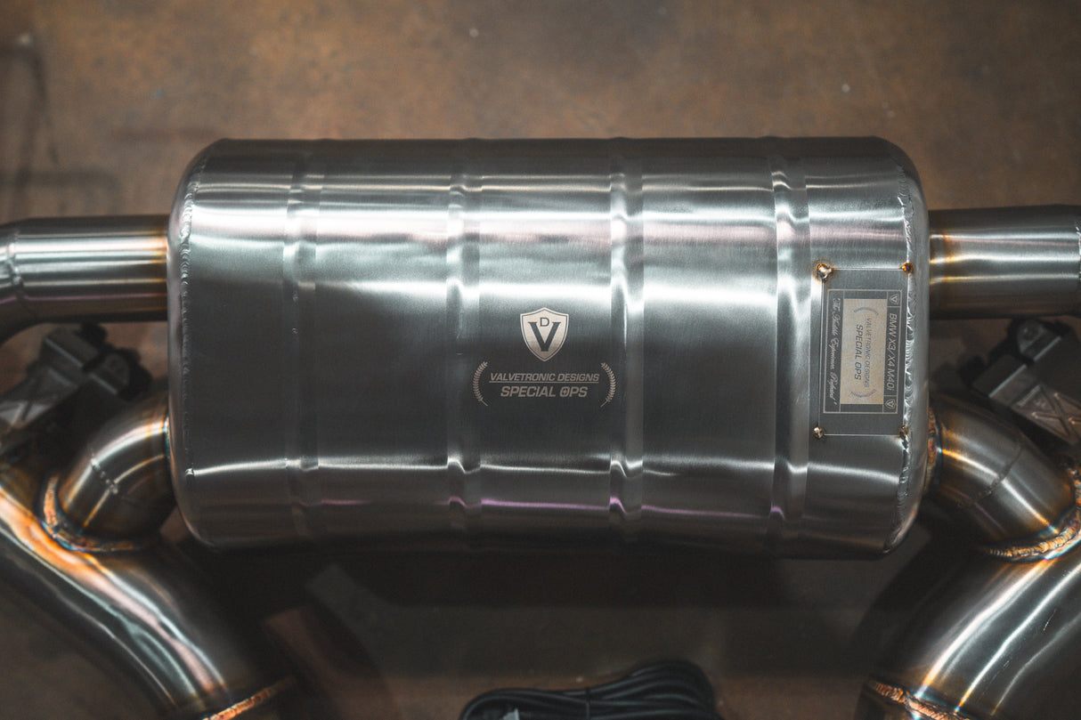 BMW X3 / X4 M40i Valved Sport Exhaust System Valvetronic Designs