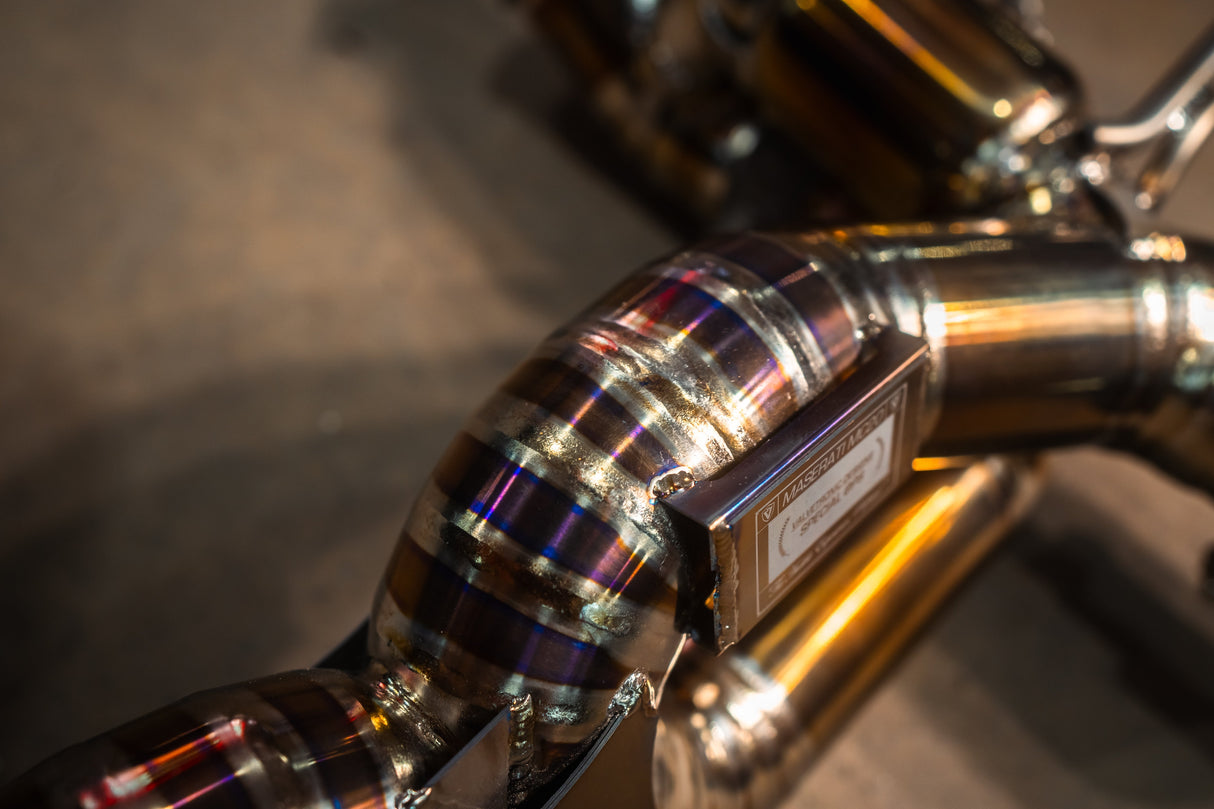 Maserati MC20 Valved Sport Exhaust system Valvetronic Designs