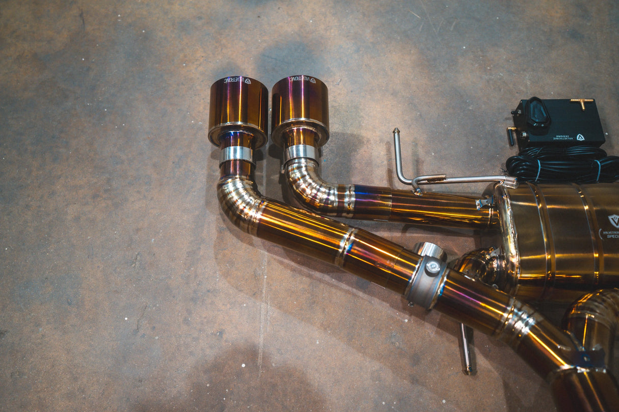 Nissan GTR R35 Valved Sport Exhaust System Valvetronic Designs