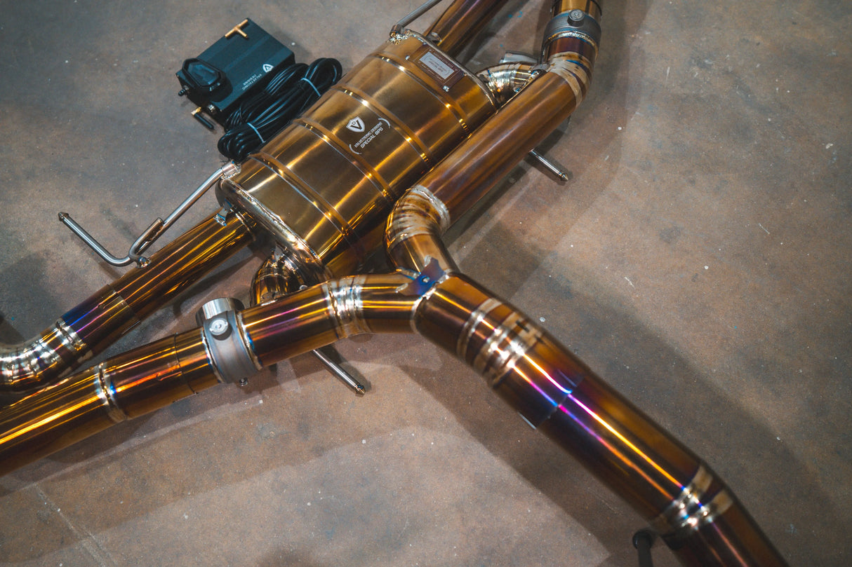 Nissan GTR R35 Valved Sport Exhaust System Valvetronic Designs