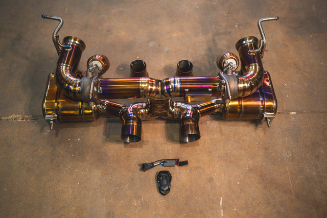 Ferrari 458 Italia Valved Sport Exhaust System Valvetronic Designs