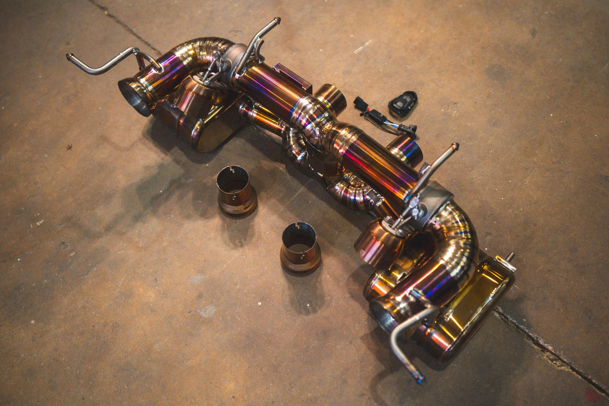 Ferrari 458 Italia Valved Sport Exhaust System Valvetronic Designs