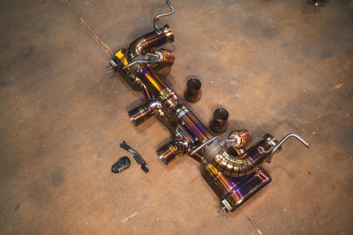 Ferrari 458 Italia Valved Sport Exhaust System Valvetronic Designs