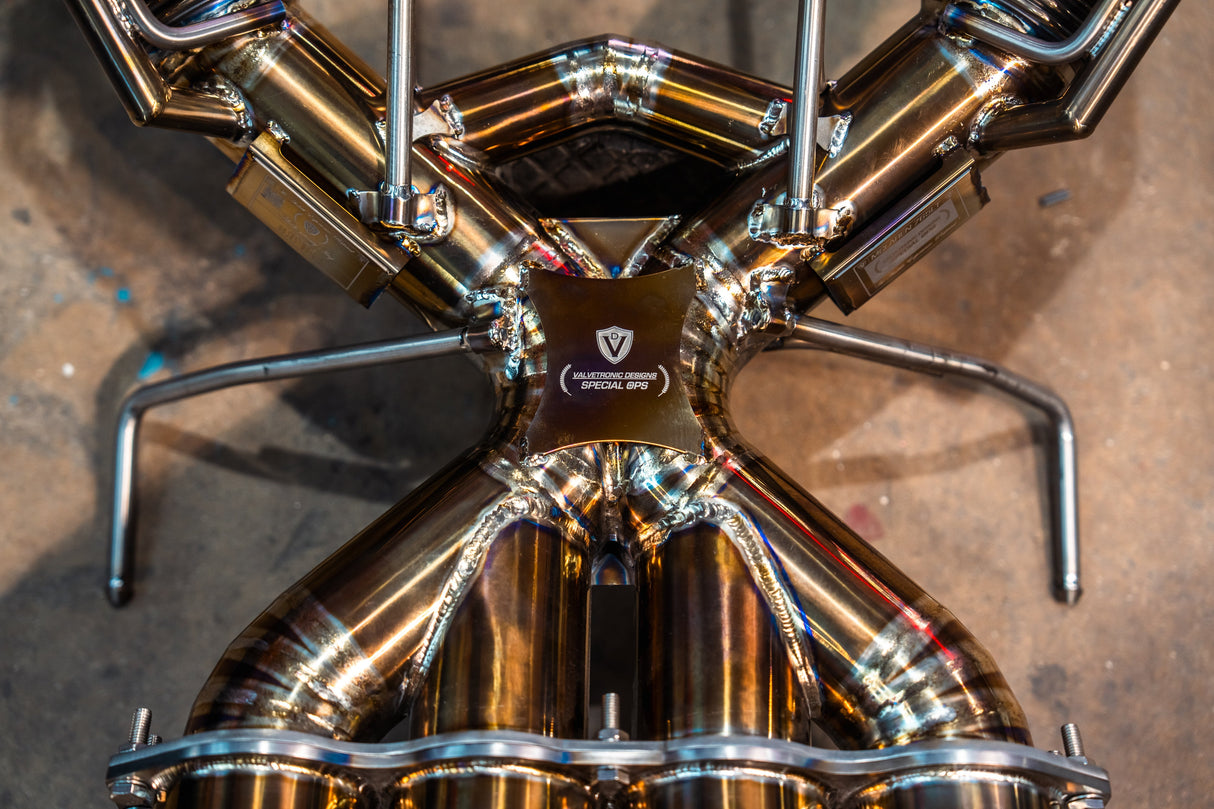 Mclaren 765LT F1 Race Exhaust System Valvetronic Designs
