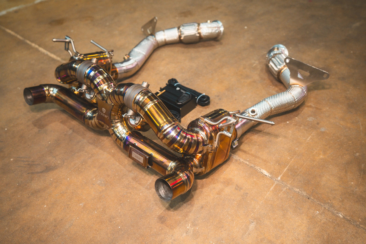 Ferrari 488 GTB Valved Sport Exhaust System Valvetronic Designs