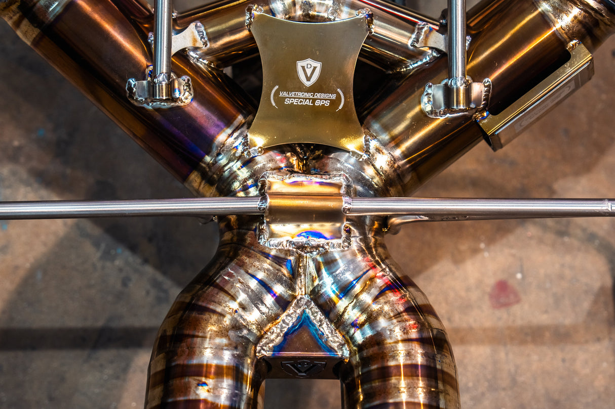 Mclaren 750S F1 Race Exhaust System Valvetronic Designs