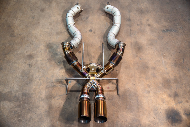 Mclaren 750S F1 Race Exhaust System Valvetronic Designs