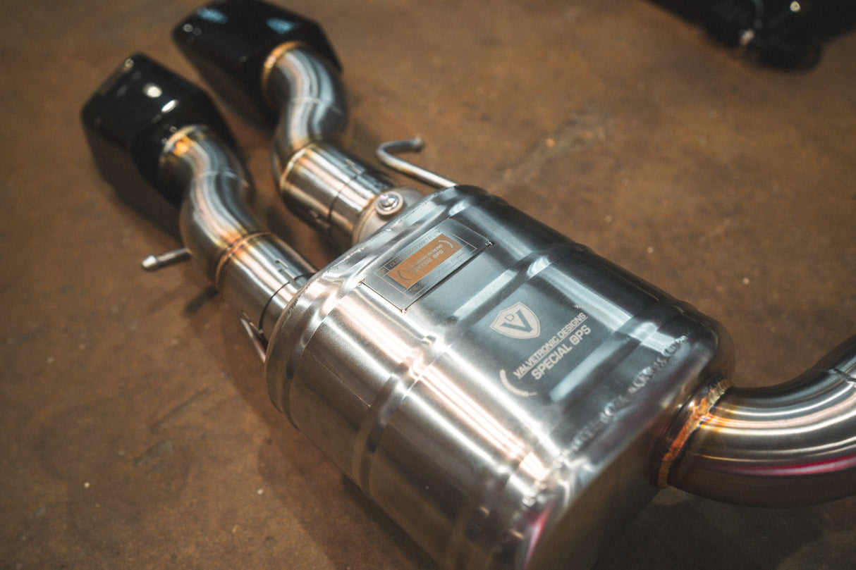 Mercedes W218 CLS63 AMG Valved Sport Exhaust System Valvetronic Designs