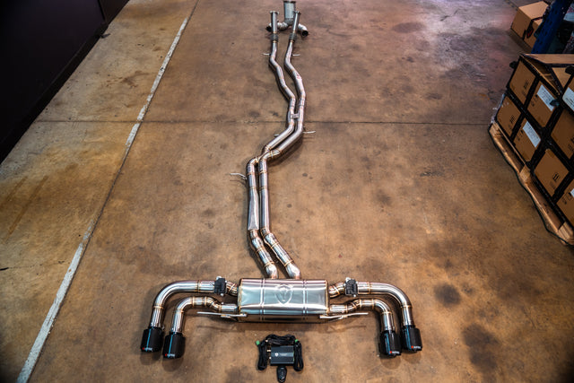Valved Sport Exhaust System for Porsche 9Y0 Cayenne Valvetronic Designs