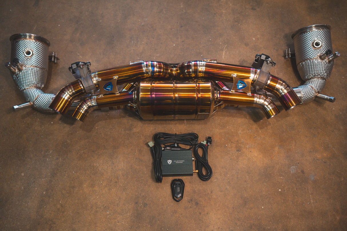 Valvetronic Valved Sport Exhaust System for Porsche 992 Carrera / Turbo Valvetronic Designs