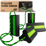 Heavy-Duty Rubber Wheel Chocks