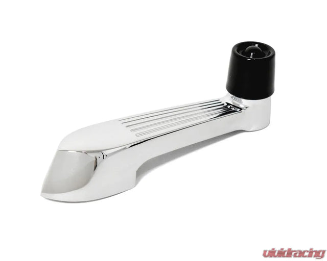 ACP Door Window Handle with Black Knob Ford F-100 F-250 F-350 1956 Chrome