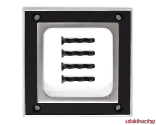 ACP Manual Shifter Bezel Satin Chrome Ford Mustang 1964-1968 Mercury Cougar 1967-1968