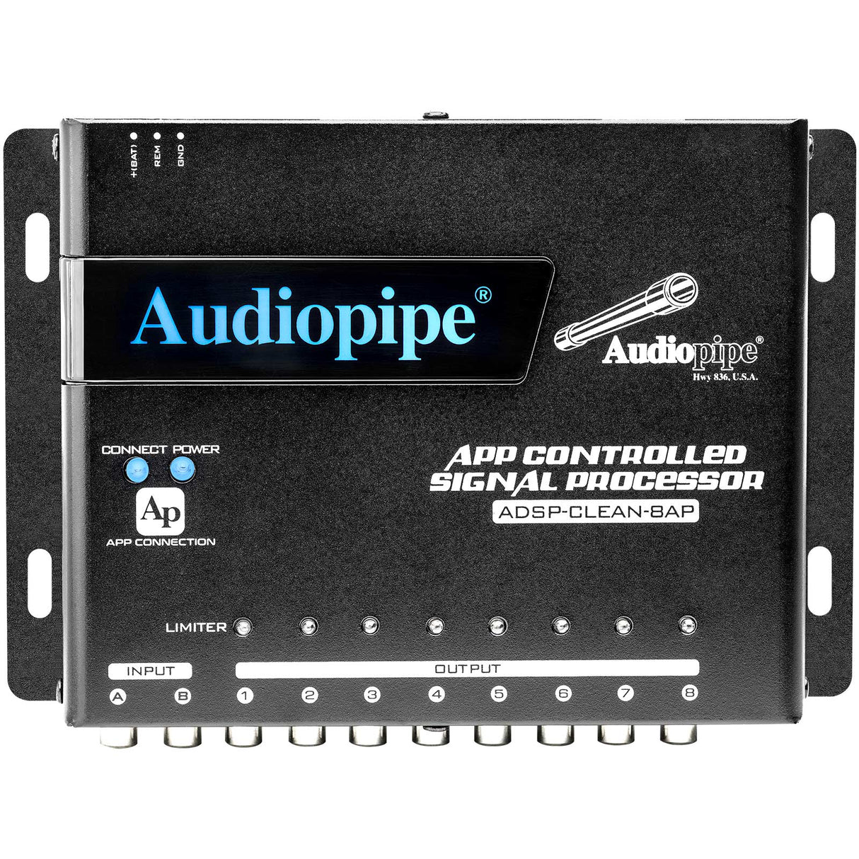 APP Controlled Signal Processor (ADSP-CLEAN-8AP) Audiopipe