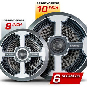 Six(6) 10in Speakers - Upgrade from EVOPRO2 (Installed) Add-On