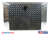 A Frame Diamond Plate Toolbox, Weather Tight w/ Locking Latch - RDS