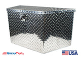A Frame Diamond Plate Toolbox, Weather Tight w/ Locking Latch - RDS