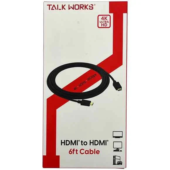 TW 4K Ultra HD 6 Foot HDMI Cable TekShack