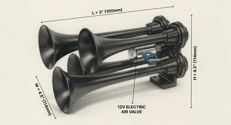 Bullet Air Horn