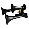 Aggressor Trainhorn 1.5 PSI 3 Tone Steel Black Omega