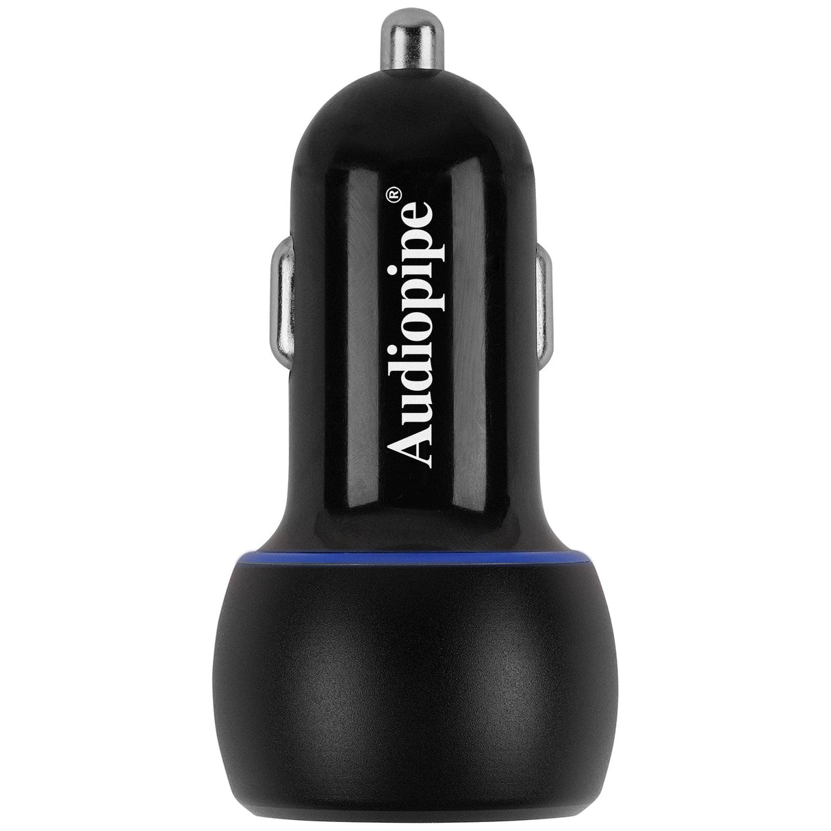 2 Ports USB-A+C Car Charger (AIQ-V12-UC-QC3) Audiopipe