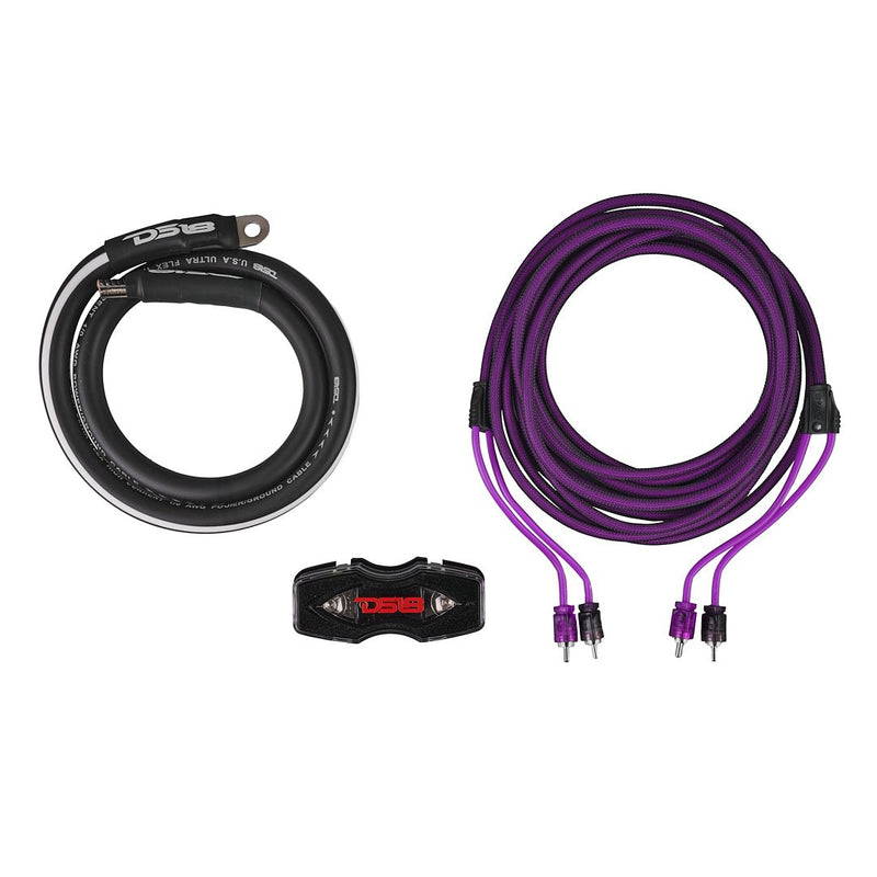 0-GA Amplifier Installation Wiring Kit - Purple