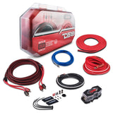 0-GA Amplifier Installation Wiring Kit - Red DS18
