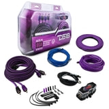 8-GA Amplifier Installation Wiring Kit - Purple DS18