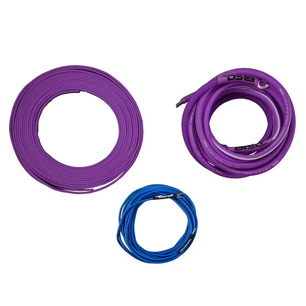 8-GA Amplifier Installation Wiring Kit - Purple