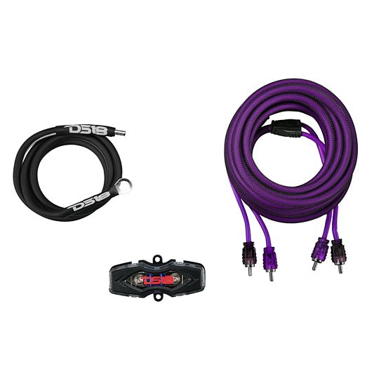 8-GA Amplifier Installation Wiring Kit - Purple DS18