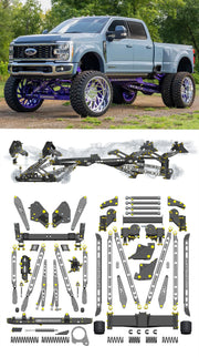 Any Level Lift - Base System, 0"-13": F-450 Dual Rear Wheel (2023+) Any Level Lift