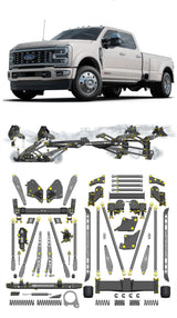 Any Level Lift - Base System, 0"-13": F-450 Dual Rear Wheel (2023+) Any Level Lift