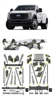 Any Level Lift - Base System, 0"-13": F-450 Dual Rear Wheel (2023+) Any Level Lift