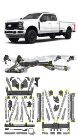 Any Level Lift - Base System, 4"-17": F-250/F-350, Single Rear Wheel (2023+) WHOLESALE Any Level Lift