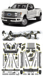 Any Level Lift - Base System, 4"-17": F-450 Dual Rear Wheel (2017-2018) Any Level Lift