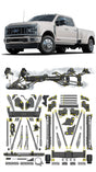 Any Level Lift - Base System, 4"-17": F-450 Dual Rear Wheel (2023+) WHOLESALE Any Level Lift