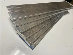 6 pieces 1/4" X 2" ALUMINUM 6061 FLAT BAR 6" long T6511 Solid Mill Stock AC/DC WIRE AND SUPPLY